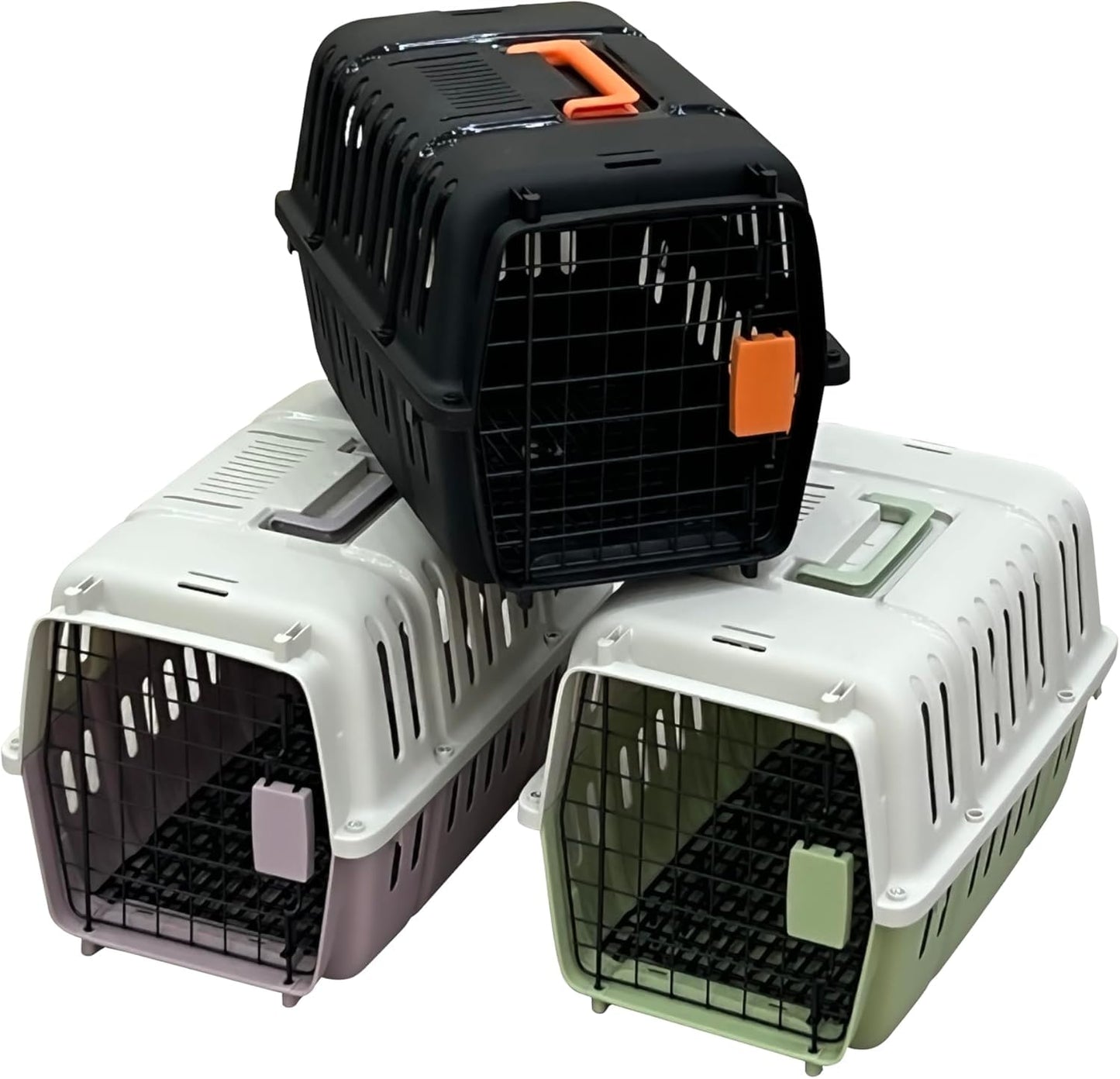 Pet Carrier Cage Hard Sided Cat Carrier for Small Medium Dog Cat